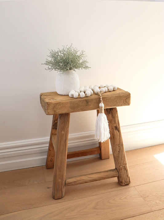 Vintage | Elm Workers Stool