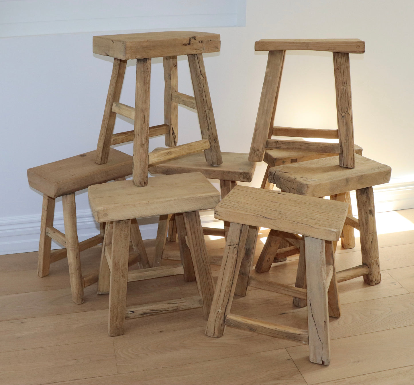 Vintage | Elm Workers Stool