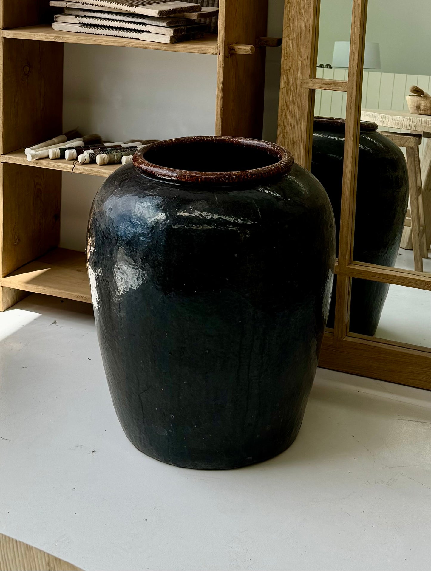 Antique | Chinese XL Wine Jar Pot