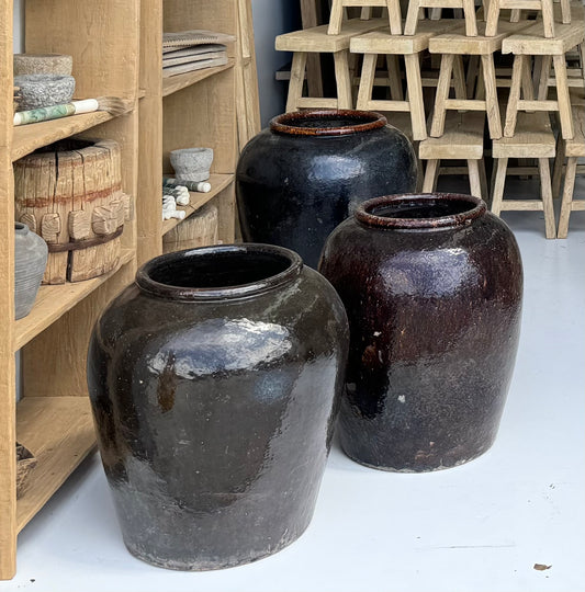 Antique | Chinese XL Wine Jar Pot